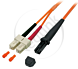 Redlink, Glasvezel Patchkabel, OM1, DX, MTRJ-SC, 2m, Oranje